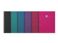 Oxford Smart Pastel - Cahier de notes - reliure à spirale - A4 Plus (210 x 297 mm) - 80 feuilles / 160 pages - carton