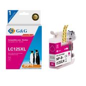 Cartouche compatible Brother LC125XL - magenta - G&G