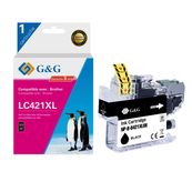 Cartouche compatible Brother LC421XL - noir - G&G