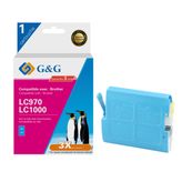 Cartouche compatible Brother LC1000 - cyan - G&G