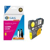 Cartouche compatible Brother LC985 - jaune - G&G