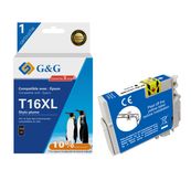 Cartouche compatible Epson 16XL Style plume - noir - G&G