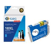 Cartouche compatible Epson 18XL Pâquerette - cyan - G&G