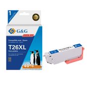 Cartouche compatible Epson 26XL Ours Polaire - noir photo - G&G