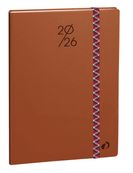Agenda Année Civile - MINISTRE FR - Couverture Paco avec élastique - Noisette - 16x24 cm - Semainier - 13 mois de décembre à décembre - Quo Vadis
