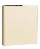 Agenda Année Civile - EXECUTIF FR avec répertoire - Couverture Club - Crème - 16x16 cm - Semainier - 13 mois de décembre à décembre - Quo Vadis