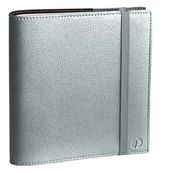 Agenda Année Civile - TIME&LIFE MEDIUM FR avec répertoire - Couverture Cassandra avec élastique - Argent - 16x16 cm - Semainier - 13 mois de décembre à décembre - Quo Vadis