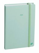 Agenda Année Civile - AFFAIRES COLOR Multilingue - Couverture Pastel  avec élastique - Vert - 10x15 cm - Semainier - 13 mois de décembre à décembre - Quo Vadis