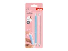 APLI - Crayon - HB - rétractable (pack de 2)