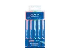 GIOTTO TurboPro - 5 crayons-feutres - couleurs pastel