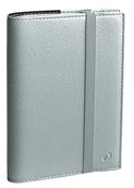 Agenda Année Civile - TIME&LIFE POCKET FR avec répertoire - Couverture Cassnadra avec élastique - Argent - 10x15 cm -  Semainier - 13 mois de décembre à décembre - Quo Vadis