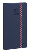 Agenda Année Civile - ITALNOTE B FR - Couverture Paco avec élastique - Bleu marine - 8,8x17 cm  Semainier - 12 mois et 1/2 de mi-décembre à décembre - Quo Vadis