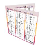 CALENDRIER ORIGAMI FR - Iconique  - 36x18 cm - Quo Vadis