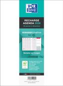 Recharge Agenda Oxford Brochée - 21x27 - 1 semaine sur 2 pages 