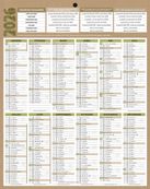 Calendrier bancaire année civile BOUCHUT "NATURA ANNUEL VERTICAL" 21*26,5 cm beige