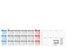 Sous-main 25 feuillets année civile BOUCHUT "Quadri-Pratic Millésimé" 38,5 x 54 cm Pefc 70 %