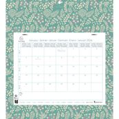 Calendrier mensuel Easycal avec feuillets détachables 24 x 18 cm sur support plaque imprimée Mini Labo 27,5 x 30,5 cm  - disponible dans différentes couleurs - Exacompta