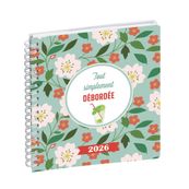 Agenda de bureau Dodo & Cath Lady 18S spiralé - 1 semaine sur 2 pages - 15 x 17 cm - Débordée - Exacompta