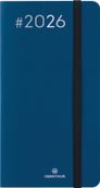 Oberthur Néo Flex 16 Pocket - Agenda - semainier - 89 x 165 mm - papier blanc - couverture bleu marine