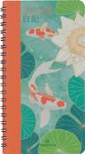 Agenda de poche spiralé Tokyo - 1 semaine sur 2 pages - 9,5 x 17 cm - poissons - Oberthur
