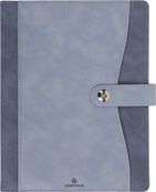 Agenda à spirale Davos - 1 semaine sur 2 pages - 22 x 28 cm - gris - Oberthur