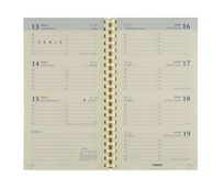 Agenda semainier Interplan – format 2L – recharge – Brepols