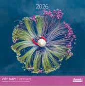 Calendriers 30x30cm 16 mois Aquarupella - Vietnam