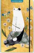 Agenda 13x21cm 12 mois Aquarupella - Chat 
