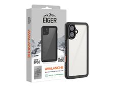 Eiger Avalanche - Boîtier de protection pour téléphone portable - étanche, extérieur - plastique, cadre TPU - noir - pour Apple iPhone 16