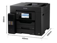 Epson EcoTank ET-5855 - Imprimante multifonction jet d'encre couleur A4 - USB, LAN, Wi-Fi(ac) - noir