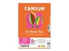 CANSON Iris Vivaldi - 20 feuilles de papier couleurs - A4 - 20 feuilles de papier couleurs fluo