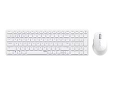 Rapoo 9700M - Ensemble clavier et souris sans fil - Bluetooth - QWERTY - blanc