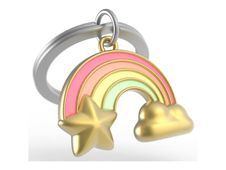 Metalmorphose - Porte-clés - arc-en-ciel pastel