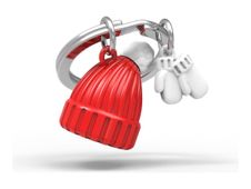 Metalmorphose - Porte-clés - bonnet et moufles