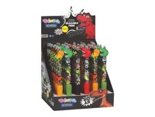 Colorino School - Stylo à bille effaçable dinosaures - encre gel - bleu - avec gomme