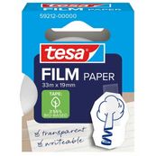 Blister 1 rouleau TESA "Tesa Film Paper" 33 M x 19 mm