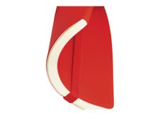 Finocam Nexo - Cuaderno - pequeña - 90 x 150 mm - 72 hojas / 144 páginas - papel blanco roto - liso - tapa roja - poliuretano (PU)