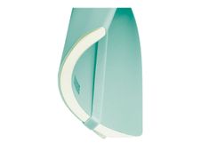 Finocam Nexo - Cuaderno - pequeña - 90 x 150 mm - 72 hojas / 144 páginas - papel blanco roto - liso - tapa turquesa - poliuretano (PU)