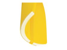 Finocam Nexo - Cuaderno - A5 (148 x 210 mm) - 72 hojas / 144 páginas - papel blanco roto - liso - tapa amarilla - poliuretano (PU)