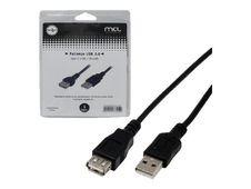 MCL Samar - Rallonge de câble USB - USB (F) pour USB (M) - USB 2.0 - 5 m