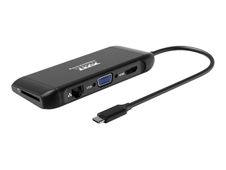 PORT connect - Station d'accueil - USB-C - HDMI, VGA - 1GbE