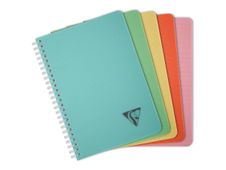 Clairefontaine Linicolor Essence - Carnet reliure intégrale - A5 - 90 feuilles / 180 pages - petits carreaux