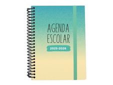 Mimbek - Agenda - 2025-2026 - página de día - encuadernado espiral - A5 (148 x 210 mm) - creamy yellow - cartón