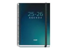 Dohe Prime - Agenda - 2025-2026 - vista de la semana - encuadernado espiral - A5 (150 x 210 mm) - 72 hojas - boreal - cartón recubierto de papel laminado