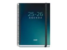 Dohe Prime - Agenda - 2025-2026 - página de día - encuadernado espiral - A5 (150 x 210 mm) - 144 hojas - boreal - cartón recubierto de papel laminado