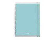 Dohe Serenity - Cuaderno - encuadernado espiral - A4 (210 x 297 mm) - 100 hojas / 200 páginas - cuadriculado - verde - cartón recubierto de papel laminado
