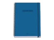 Dohe Color Vibes - Cuaderno - encuadernado espiral - A4 (210 x 297 mm) - 100 hojas / 200 páginas - cuadriculado - azul - cartón recubierto de papel laminado