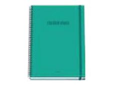 Dohe Color Vibes - Cuaderno - encuadernado espiral - A4 (210 x 297 mm) - 100 hojas / 200 páginas - cuadriculado - verde - cartón recubierto de papel laminado