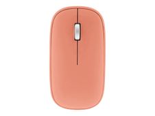 T'nB iClick DUAL CONNECT - Ratón - 3 botones - inalámbrico - 2.4 GHz, Bluetooth - receptor inalámbrico USB - rojo - caja para colgar