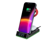 Thomson - Réveil et station de charge sans fil 4-en-1 - 10W